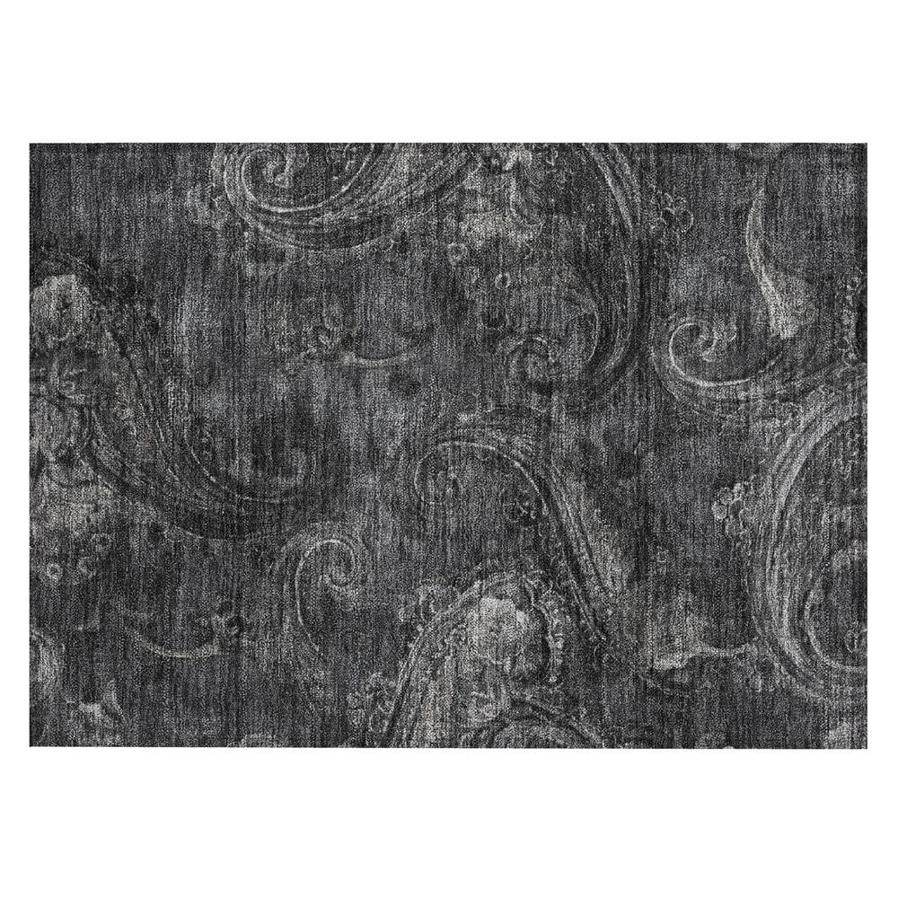 Chantille Machine Washable Indoor/Outdoor Abstract ACN2748 Charcoal 2 ft. x 3 ft. Accent Rug price history on PriceWatchPro