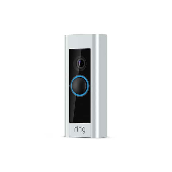 Ring Wired Doorbell Plus Smart WiFi Video Doorbell Camera with Color Video Previews Night Vision and Quick Replies B08M125RNW The Home Depot