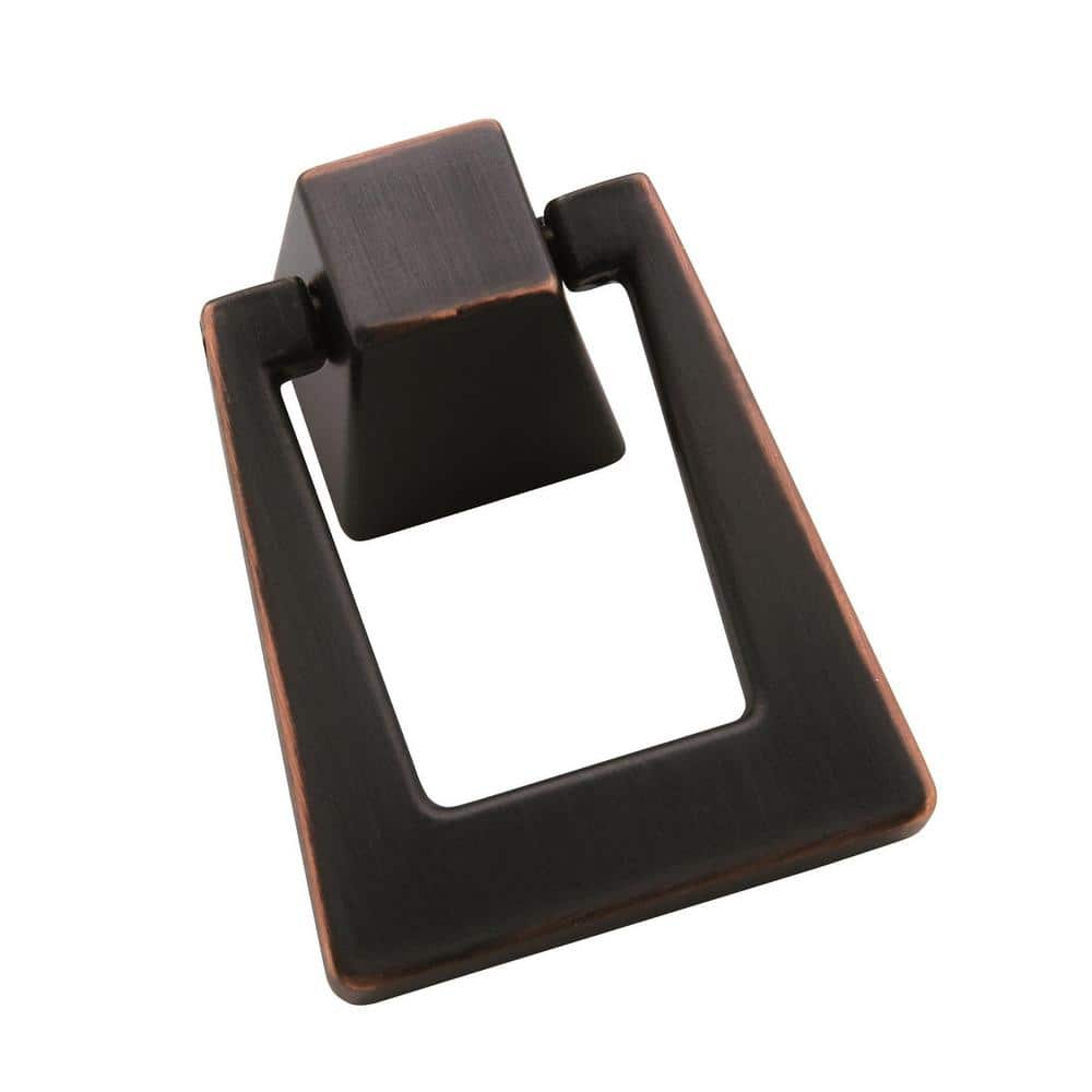 Blackrock 1-13/16 in. (46mm) Modern Oil-Rubbed Bronze Triangle Cabinet Pend