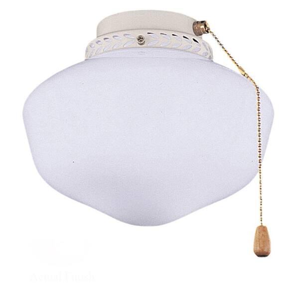 Illumine Zephyr 1-Light Summer White Ceiling Fan Light Kit