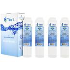 Replacement for GE FQSVF Undersink Water Filter Cartridge (4-Pack)