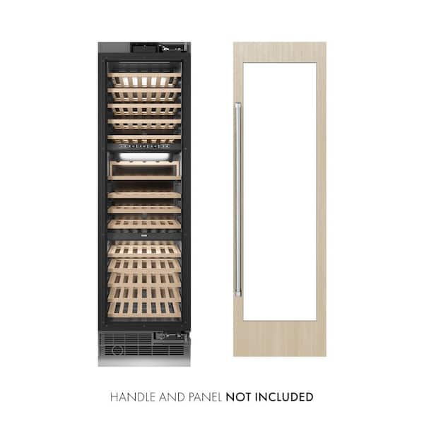 24 in. 12.4 cu. ft. 100-Bottle Column Wine Cooler with Panel Ready Door