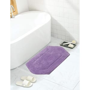 Waterford Collection 100% Cotton Tufted Non-Slip Bath Rug, 17 in. x24 in. , Purple