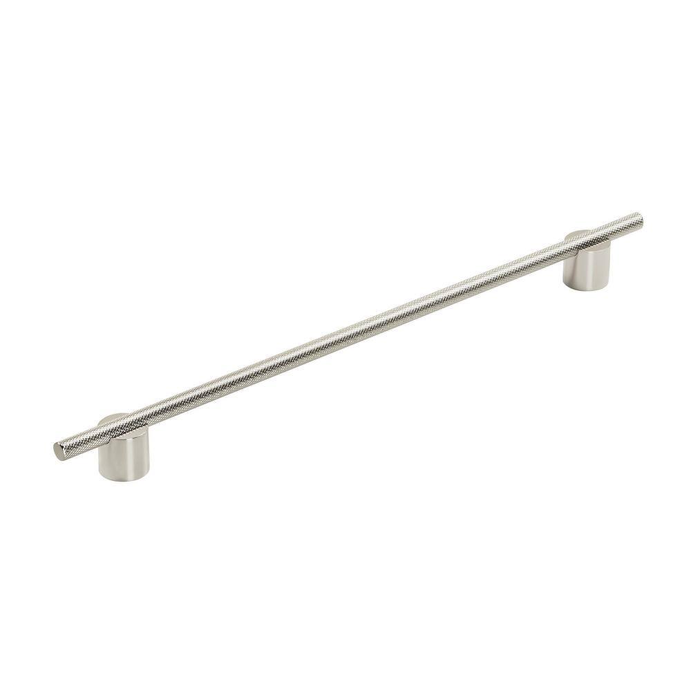 Transcendent 12-5/8 in. (320mm) Modern Polished Nickel Bar Cabinet Pull