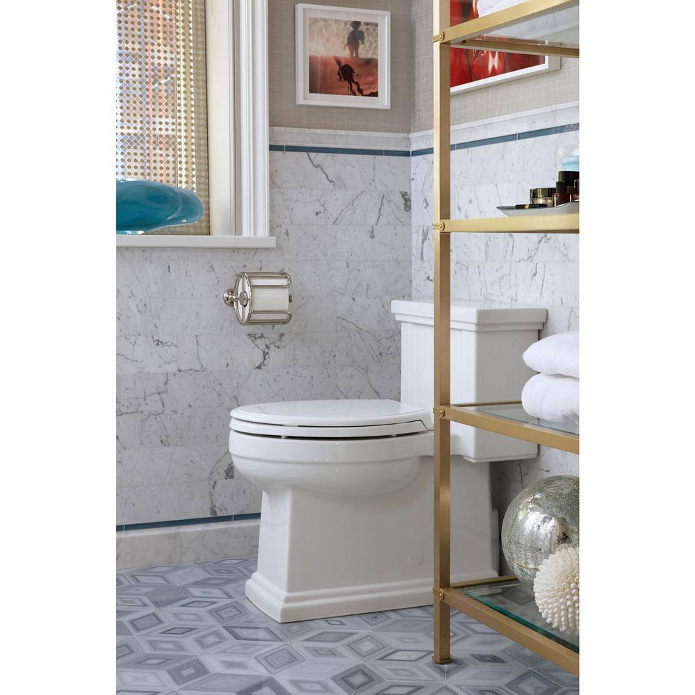 White High Efficiency Comfort Height One-Piece Elongated Toilet