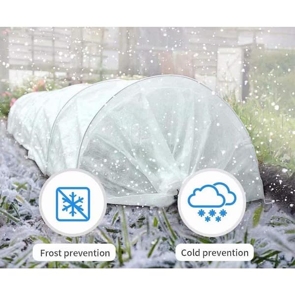 Frost Blankets for Outdoor Plants Plant Covers Freeze Frost Protection 33 FT x 10 FT Frost Cloth Plant Freeze Protection Cover Summer Overheat Prevention and Insects Barrier for Outdoor Plants 