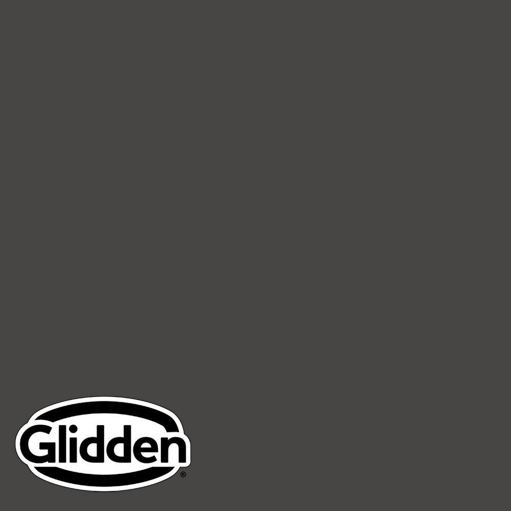 Glidden Premium 1 gal. PPG10117 Onyx Satin Interior Latex Paint PPG10117P01SA The Home Depot