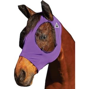 Cob Fly Mask with Maximum Protection and Comfort in Purple