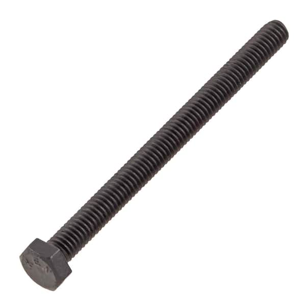 5/16 in. -18 x 4 in. Black Hex Bolt