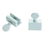 White Window Slide Stop (2-Pack)