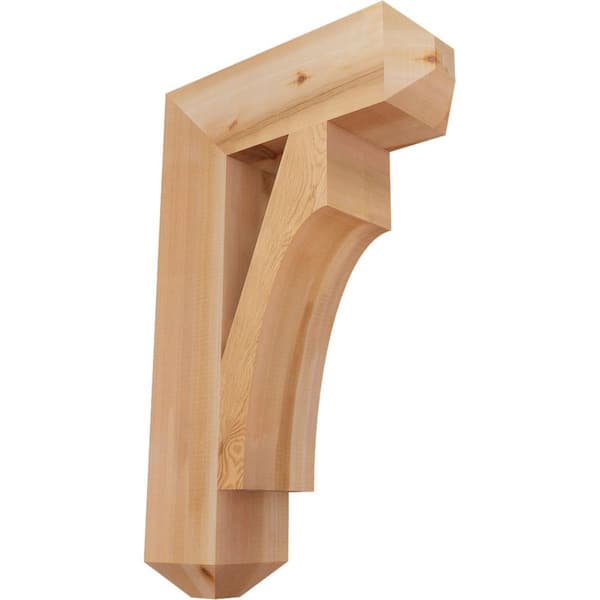 Ekena Millwork 5.5 in. x 32 in. x 20 in. Western Red Cedar Westlake Craftsman Smooth Bracket