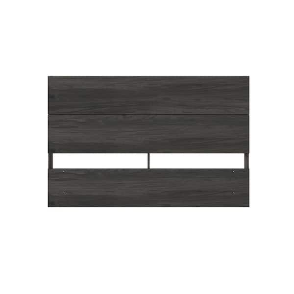 Nexera Bark Gray Queen Size Panel Headboard