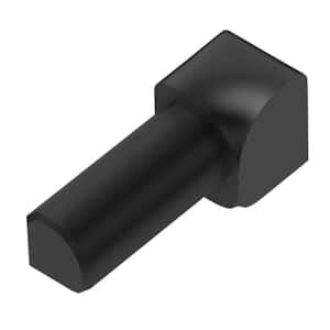 Rondec Black 1/4 in. x 1 in. PVC 90 Degree Inside Corner