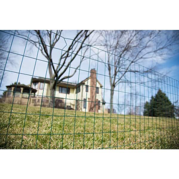 YARDGARD 2 in. x 4 in. Mesh x 4 ft. x 50 ft. 14-Gauge Zinc-Coated PVC Coated Welded Wire Fence