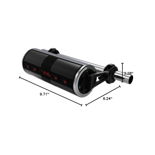12V Bluetooth Waterproof Anti-Theft Motorcycle Audio FM MP3 Sound Player System Support USB/SD