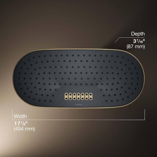 KOHLER Statement Oblong 2-Spray Patterns 2.5 GPM 18 in