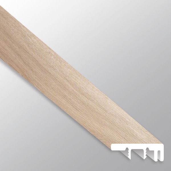 A&A Surfaces Pebblebrook 1/4 in. T x 1.5 in. W x 94 in. L Luxury Vinyl End Cap Molding