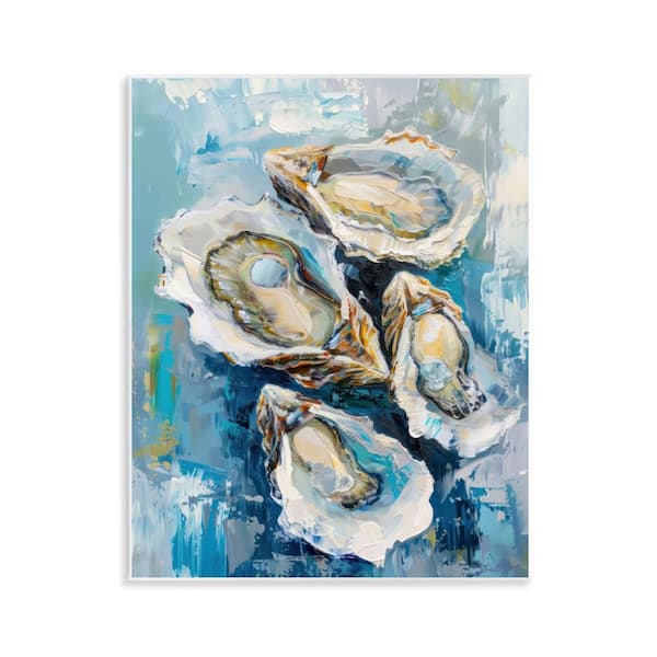 Stupell Industries Freshly Shucked Oysters by LSR Design Studio Unframed Food Graphic Art Print 14 in. x 11 in.