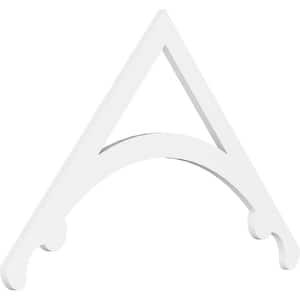 1 in. x 48 in. x 28 in. (14/12) Pitch Legacy Gable Pediment Architectural Grade PVC Moulding
