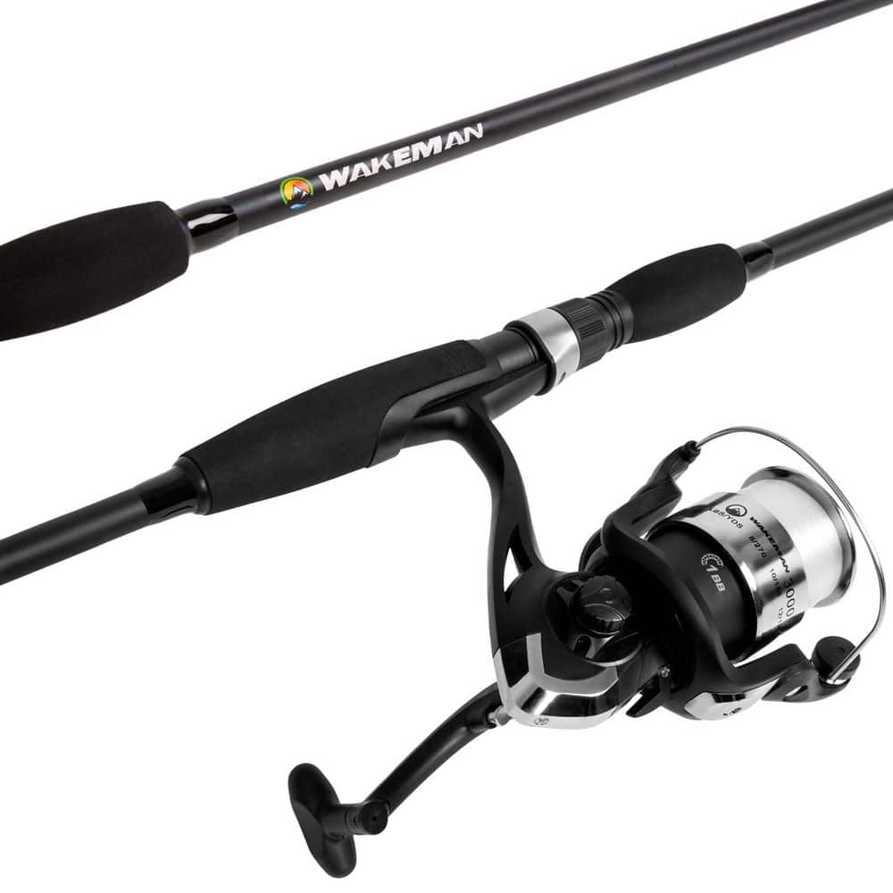 black fishing rod and reel Bass Elite Casting & Combo | Premium Freshwater hook keeper VEVOR Rod and Fishing Reel