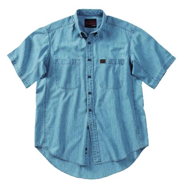 RIGGS WORKWEAR Large Men's Riggs Chambray Work Shirt