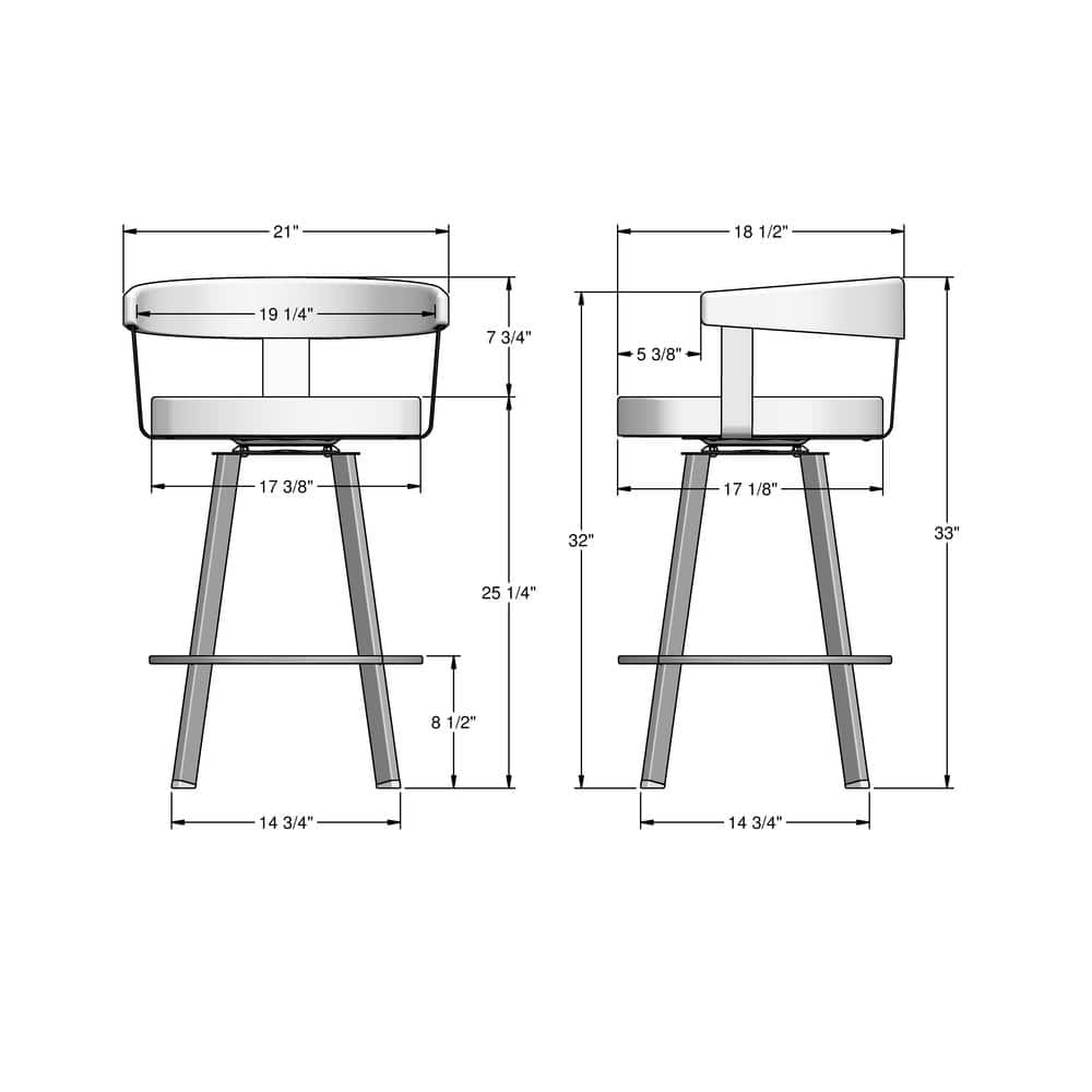 Lars Cream Boucle Swivel Counter Stool with Black Metal and Wood Backrest