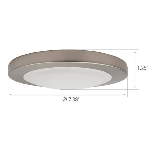 Design House Paxton 7-3/8 in. Integrated LED Flush Mount Indoor