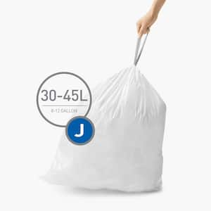 30 Liter to 45 Liter Code J Custom-Fit Kitchen Drawstring Trash Bag Liners (100 Ct. Dispenser Pack)