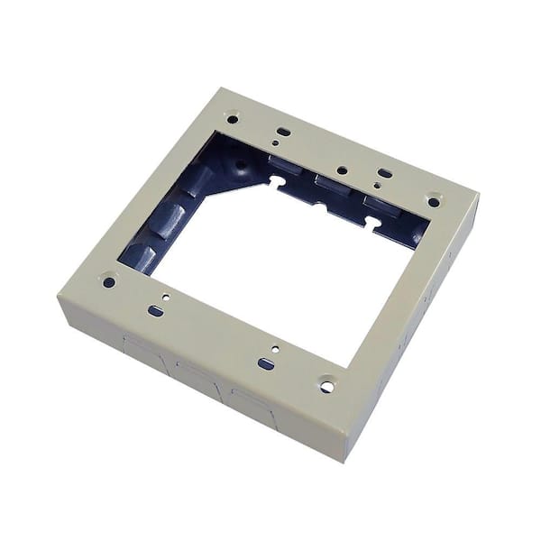 Mono Systems 2 Gang Extension Adapter Box - Ivory