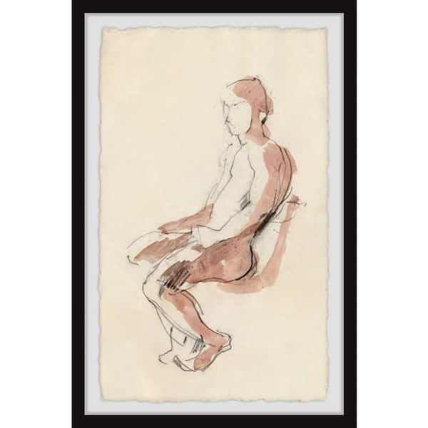 Unbranded "Take the Risk" by Marmont Hill Framed People Art Print 45 in. x 30 in.