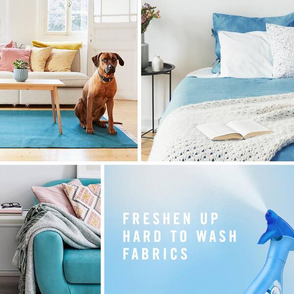 Febreze - 27 oz. Crisp Clean Heavy-Duty Odor Eliminating Fabric Freshener (4-Pack)