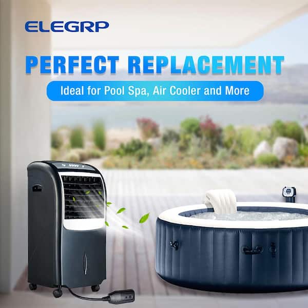 ELEGRP G1215PA2 Auto Reset GFCI  Plug Assembly 15 Amp 2 Wires 2-Prongs NEMA 1-15 