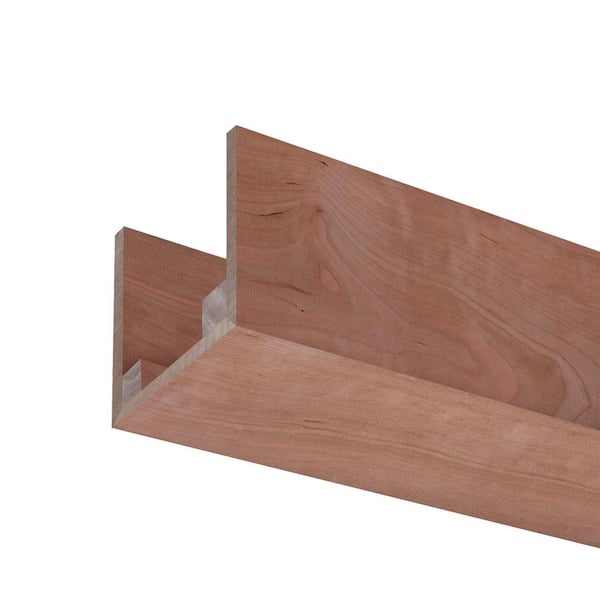 Ornamental Mouldings 5.5 in. W x 5.5 in. H x 92 in. L Natural Cherry Box Faux Beam