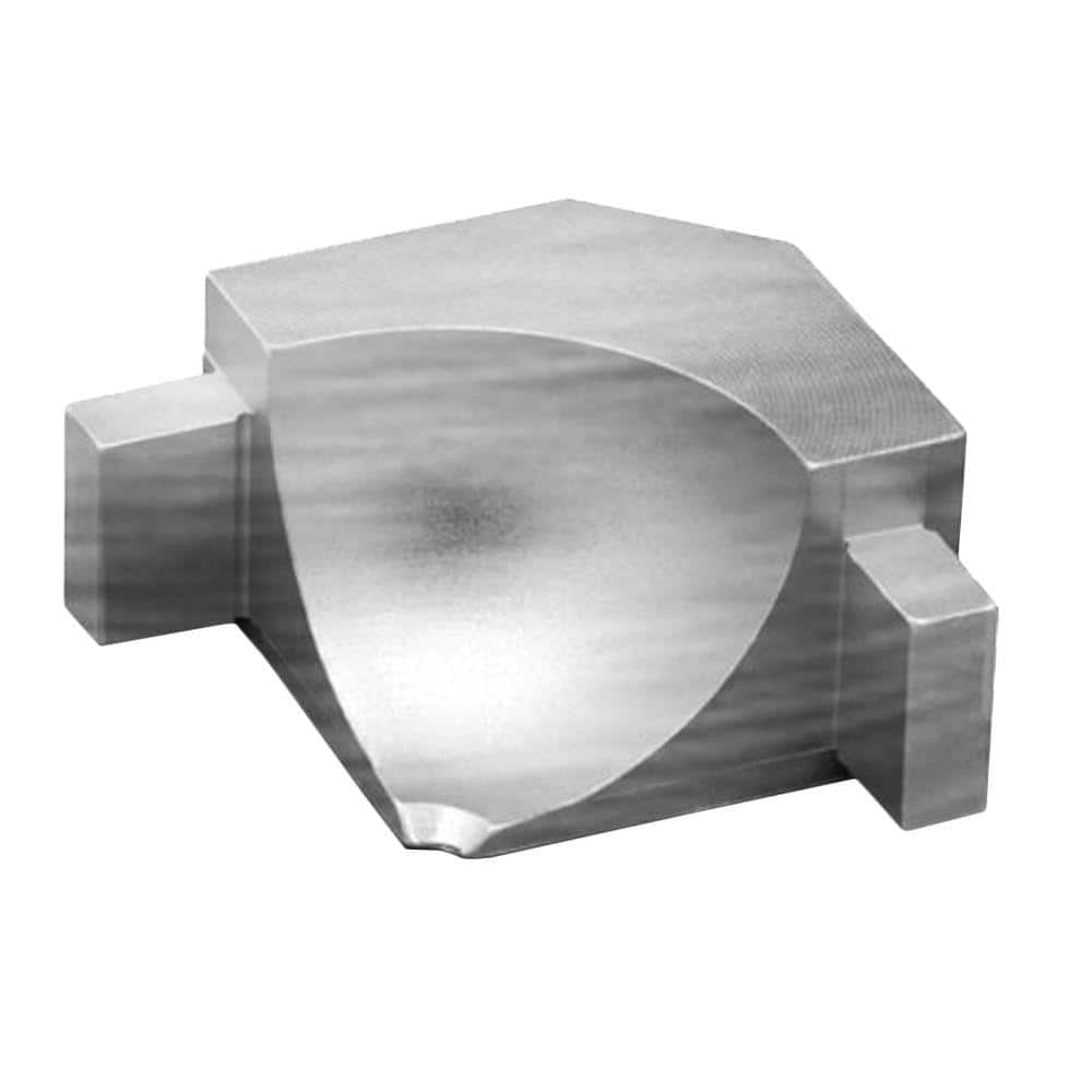 Dilex-AHKA Brushed Chrome Anodized Aluminum 9/16 in. x 1 in. Metal 90 Degree Inside Corner price history on PriceWatchPro