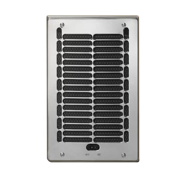 Reviews for Cadet 120-volt 1,000-watt RBF Series In-wall Fan-forced  Electric Bathroom Heater in Chrome | Pg 1 - The Home Depot