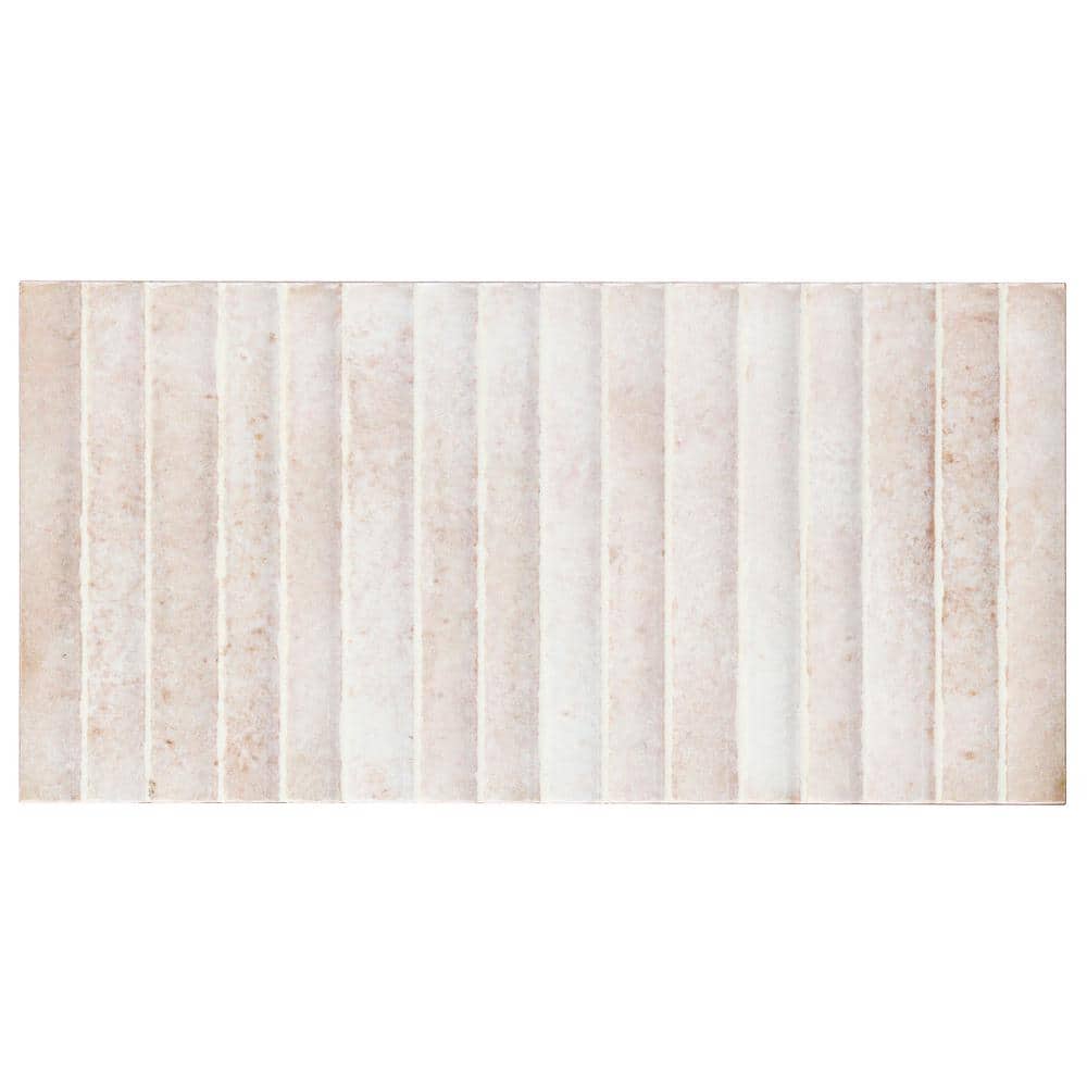 Hills 6" x 12" Glossy White Ceramic Subway Wall Tile