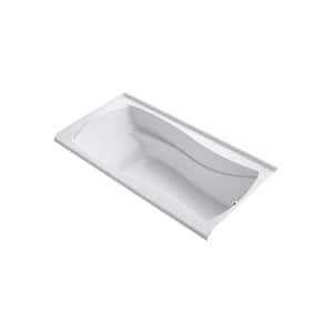 Mariposa 72 in. x 36 in. Rectangular Soaking Bathtub with Right-Hand Drain in White