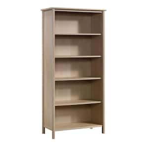 Whitaker Point 31.496 in. Wide Natural Maple 5-Shelf Standard Bookcase