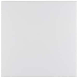 Textile Basic White 9-3/4 in. x 9-3/4 in. Porcelain Floor and Wall Tile (10.88 sq. ft./Case)