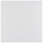 Textile Basic White 9-3/4 in. x 9-3/4 in. Porcelain Floor and Wall Tile (11.11 sq. ft. / case)