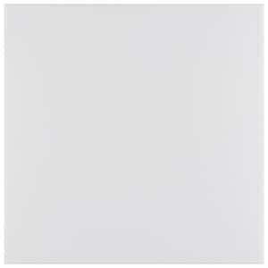 Textile Basic White 9-3/4 in. x in. Porcelain Floor and Wall Take Home Tile Sample