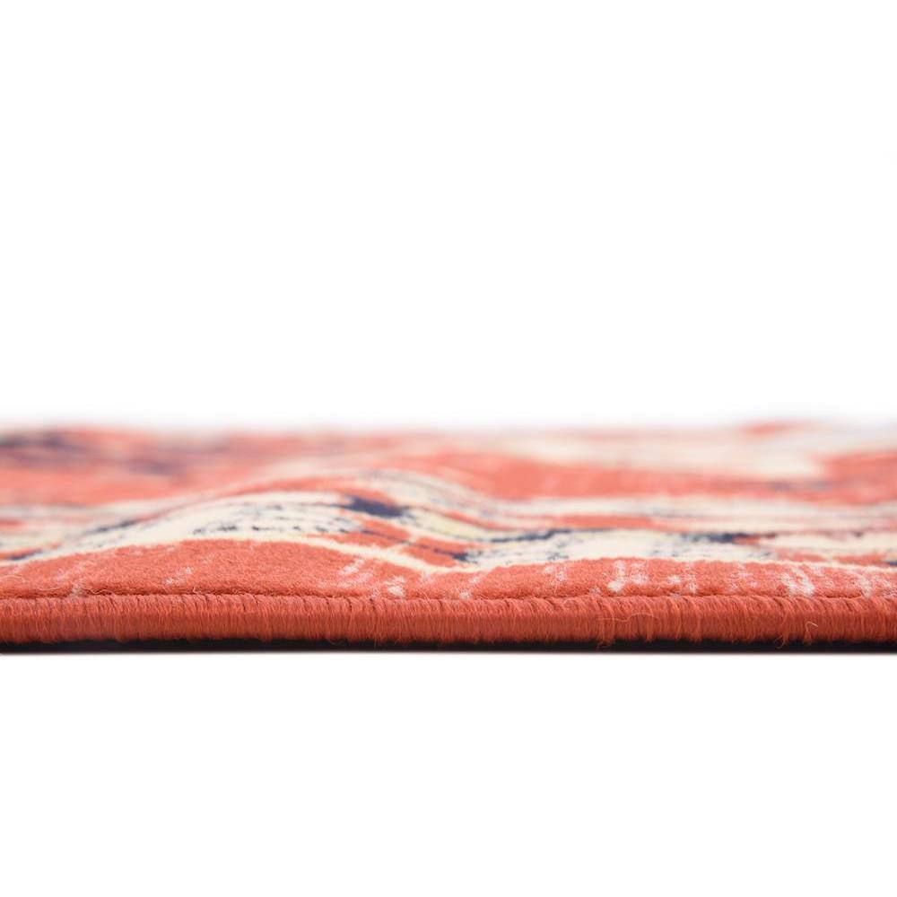 Handmade Rectangular Terracotta Stain-Resistant Indoor Rug