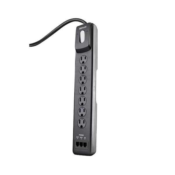 Woods Remote Control Surge Protector Strip, White 41715