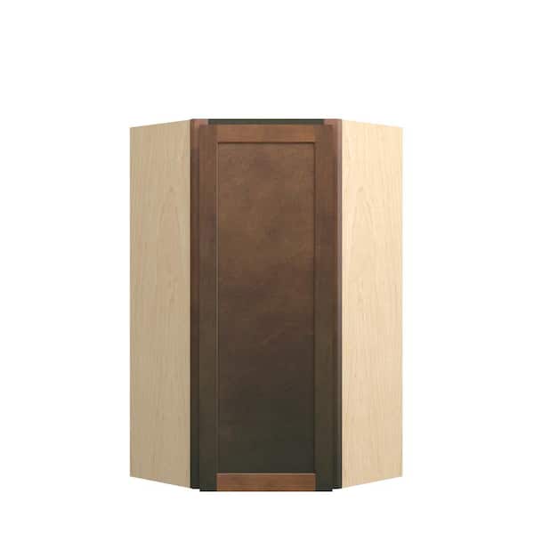 Diamond Express Jamestown 33-in W x 42-in H x 12-in D White Wall Fully Assembled Plywood Cabinet (Recessed Panel Shaker Door Style)