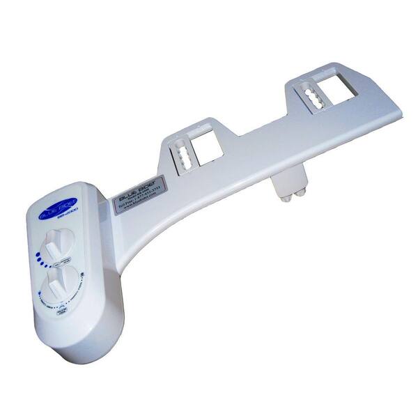 Unbranded Non-Electric Dual Nozzle Attachable Bidet System in White