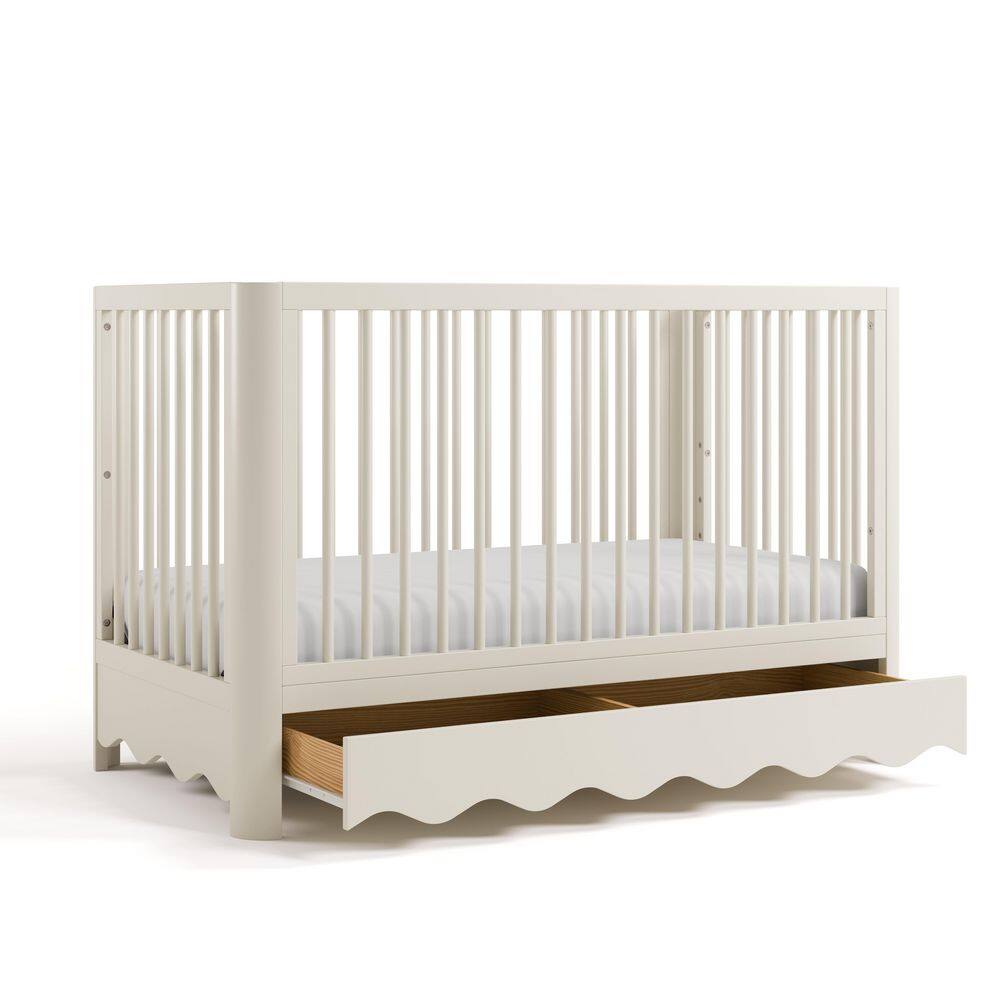 Casablanca Frosted Oat Deluxe 5-in-1 Convertible Crib with Drawer price history on PriceWatchPro