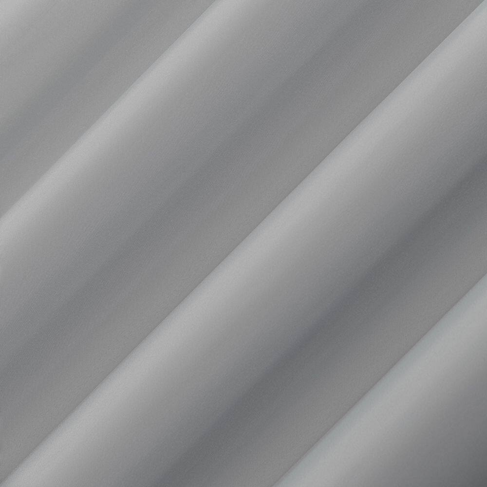 Gray Polyester Room-Darkening Grommet Curtain Panel 54" x 95"