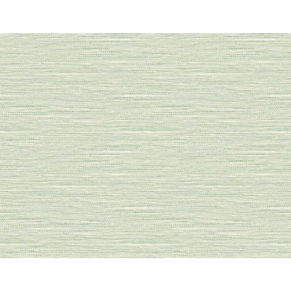 DuPont 60.75 sq. ft. Tedlar Aloe Braided Faux Jute High Performance Vinyl Unpasted Wallpaper Roll
