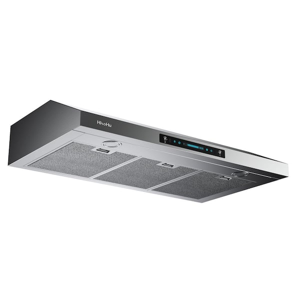 36 in. 600 CFM Under Cabinet Range Hood with Light in Stainless Steel