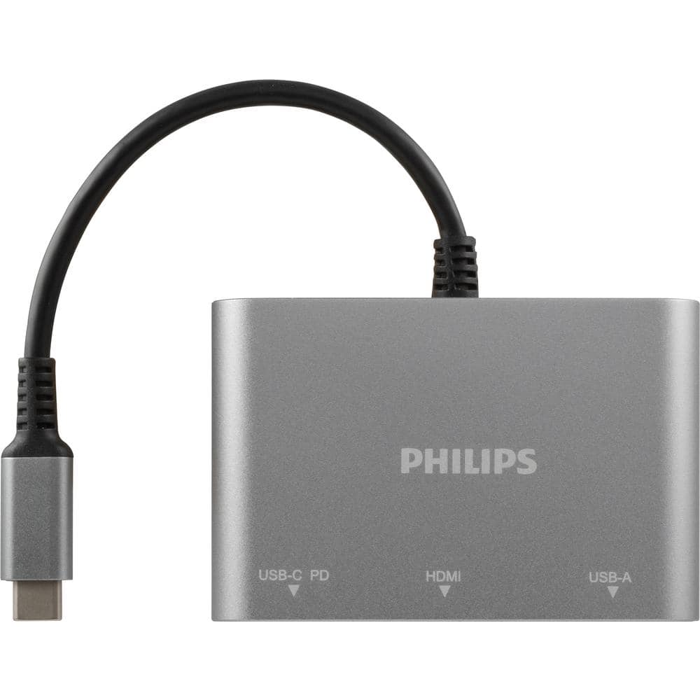 Philips Elite USB-C Multi-Port Adapter DLK9220C/27 - The Home Depot